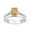 Citrine, variant on 1.20 Ctw Radiant Cut Citrine 925 Sterling Silver Dual Band Women Stacking Ring