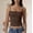 Coffee, variant on Spaghetti Straps Thin Strap Tank Tops Sleeveless Tank Strap Going Out Tops Stretch Camisole Cami Top Stretch Vest Crop Tank Top Strap Basic Tops Layering and Everyday Wear Black 2XL