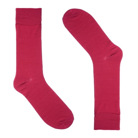 Ivory + Mason Colorful Solid Dress Socks for Men - Premium Cotton