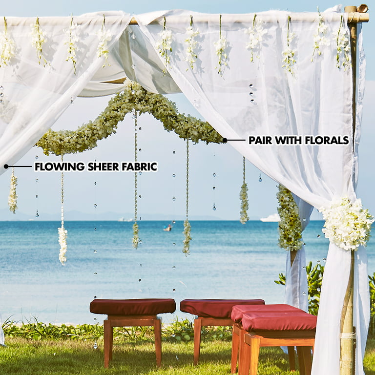Wedding Arch Draping Fabric in Terracotta