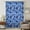 Blue, variant on Red Geometric Sheer Curtains 63 Inches Long, Modern Morocco Abstract Art Light Filering Curtains, Breathable Simi Curtain Privacy Drapes for Living Room Bedroom Lightweight Window Treatment