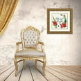 thumbnail image 3 of Popp, Grace 20x20 Gold Ornate Wood Framed with Double Matting Museum Art Print Titled - Christmas Flora Wreath II, 3 of 4