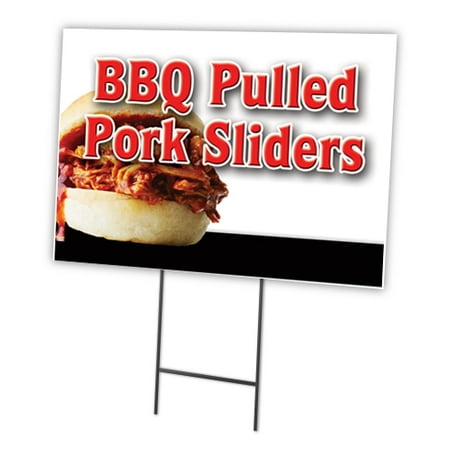 BARBACOA 12"x16" Yard Sign & Stake outdoor plastic coroplast window
