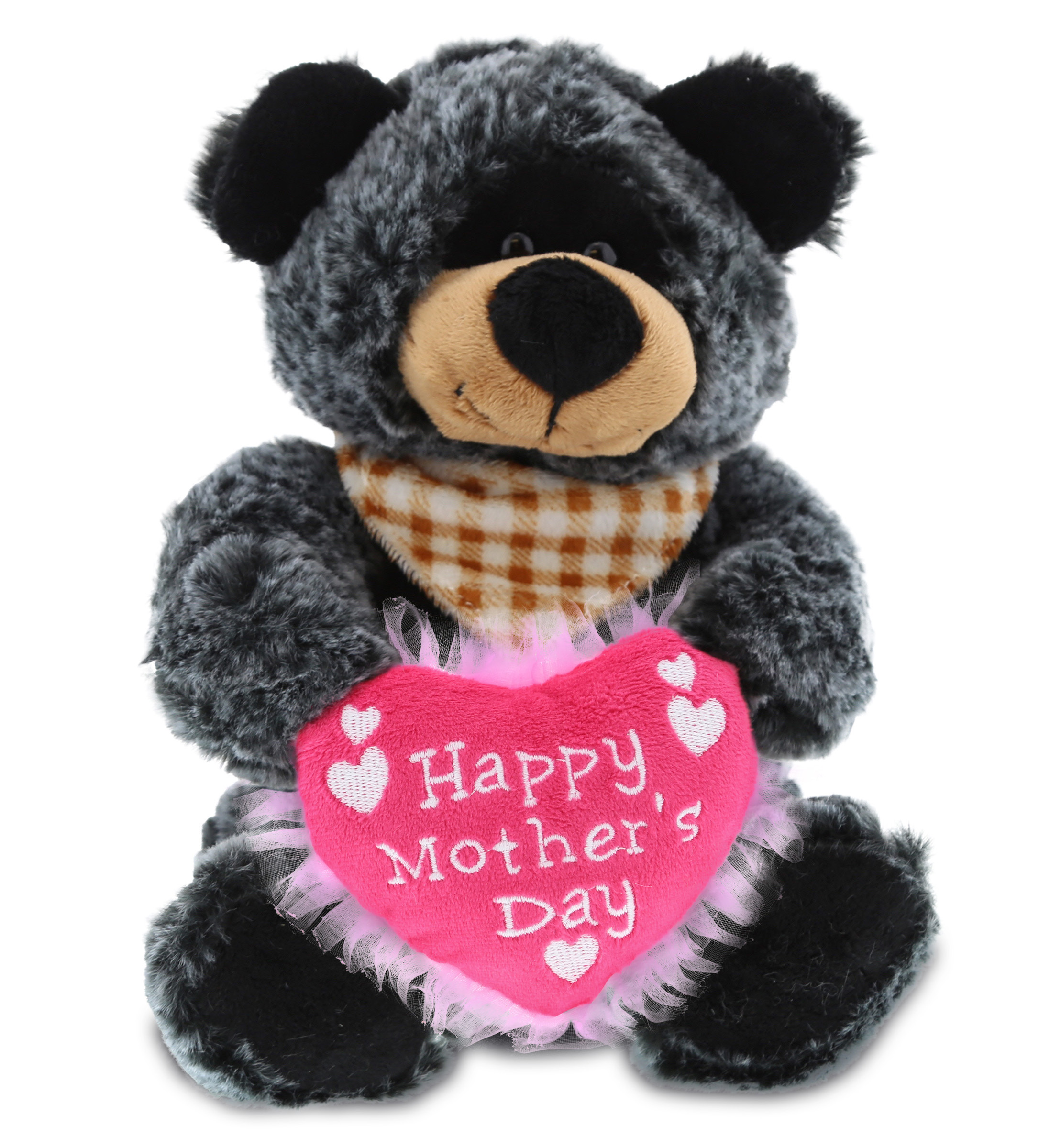 DolliBu Happy Mother's Day Super Soft Plush Green Snail - Cute Stuffed Animal Present Pink Heart Message Best Mommy Grandma Wife Daughter Cute Wild Lif