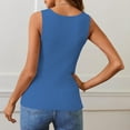 thumbnail image 4 of SNKSDGM Female Tank Top for Women Loose Fitting Summer Tank Tops for Women Trendy Womens Ribbed Tank Tops 2025 Summer Neck Slim Fitted Tops Casual Basic Knit Sleeveless Shirts Xxl, 4 of 5