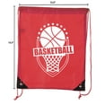 thumbnail image 2 of Mato & Hash Basketball Drawstring Bags with 3,6, and 10 pack bulk options, 2 of 4