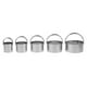 thumbnail image 1 of GOOHOCHY 5 uds cortadores de pasteles redondos cortador de galletas redondo molde para hornear moldes de galletas de Metal, 1 of 7
