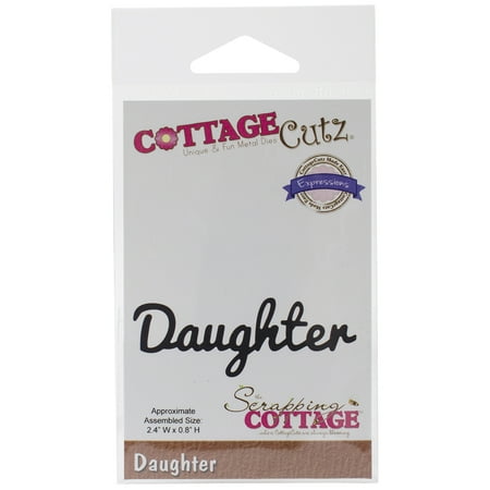 CottageCutz Expressions Die-Daughter 2.4"X.8", Pk 2, CottageCutz
