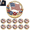 10 PCS, variant on 1/5/10/20PCS US 250th Anniversary Enamel Brooch Pin, American Flag Lapel Pin, 1776-2026 Patriotic Floral Star Badge USA Patriotic Brooches For Backpack Hat Bag Souvenir Gifts