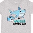 thumbnail image 4 of Inktastic My Uncle Loves Me with Cute Sharks Boys or Girls Toddler T-Shirt, 4 of 5