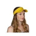 thumbnail image 1 of TopHeadwear Glitter Sequin Visor Hat - Yellow, 1 of 2