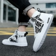 thumbnail image 3 of Oyedens High Top Fashion Sneakers for Men Casual Graffiti Sport Basketball Volleyball Tennis Shoes, 3 of 6