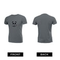 thumbnail image 2 of Coolnut Men's T Shirt Odor Protection Short, Cute Panda Mens Short Sleeve Tees, Grey Crew-Neck Casual Tee Shirts, 2XL, 2 of 6