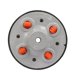 thumbnail image 1 of Cabezal de hierba de estilo americano, accesorios para cortacésped de 4 cables, herramientas de hardware para jardín, 1 of 5
