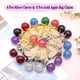 thumbnail image 2 of Juego de 12 Llaveros con para Bolso, con Dijes de , para Mujer, Dorados, Rojos y Negros., 2 of 5
