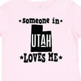 thumbnail image 4 of Inktastic Someone in Utah Loves Me Vacation Boys or Girls Baby T-Shirt, 4 of 5