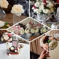thumbnail image 5 of Efavormart 16 Pack - 4" Cream Artificial Foam Roses & Silk Peonies Mix Flower Box Diy Flower Bouquets - Ideal for Weddings, Festivals, Parties, Home Decorations, Gardens, Fencing, 5 of 11