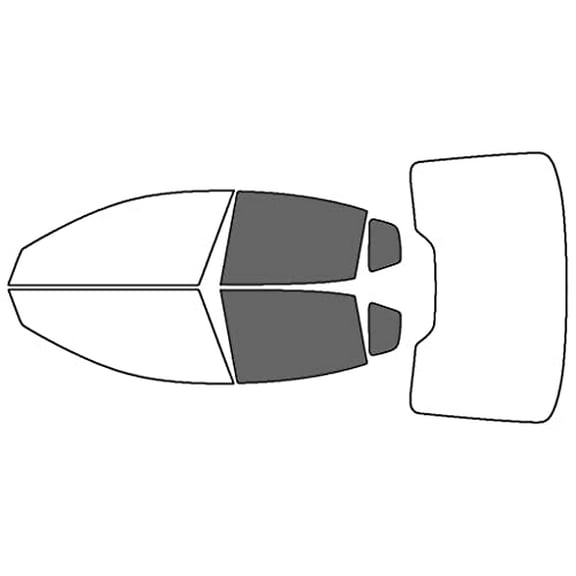 Avery Dennison NR Nano Ceramic IR Window Tint Kit Compatible with Volvo S60 2019-2024 - Back Precut