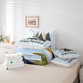 thumbnail image 6 of Manfei Winter Holiday 7 Pieces Full Size Bedding Sets,Cute Christmas Animals Full Size Bed in a Bag,Xmas Reversible, 6 of 7