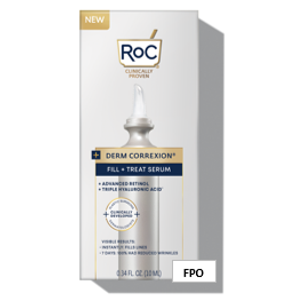 RoC Derm Correxion Fill + Treat Retinol + Hyaluronic Acid Serum Travel