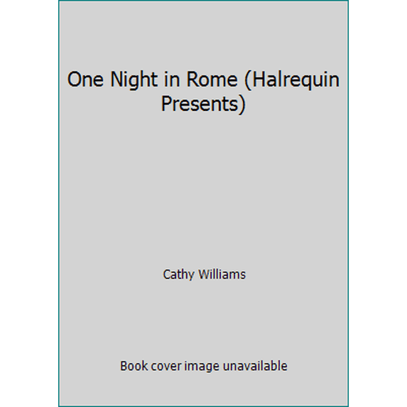 Pre-Owned One Night in Rome (Halrequin Presents) (Paperback) 0373130368 9780373130368