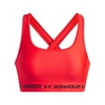 thumbnail image 2 of Sujetador deportivo Under Armour Crossback Mid Impact para mujer rojo XS, 2 of 5