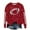 A24-Red, variant on Cnbwig Womens Sweatshirts Casual Pullover Hooded Long Sleeve Rugby Sequins Print Sweatshirt Football Events Fall Outfits Jackets Winter Clothes A1-Blue L