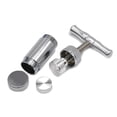 thumbnail image 3 of stainless Steel Pollen Press T Press Handle Tool Heavy Duty Durable Anodized Spice Pollen (silver), 3 of 3
