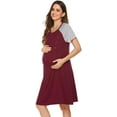 thumbnail image 2 of 3 en 1 Robe de Nuit d'Accouchement/allaitement pour Femmes Enceintes, 2 of 5