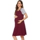 thumbnail image 2 of Camisón 3 en 1 para parto/trabajo/enfermería, bata de hospital de maternidad para mujer/ropa de dormir para lactancia Adepaton LRWJ050-7, 2 of 5