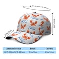 thumbnail image 5 of Stylish Marine Adorable Crab Women's Baseball Cap Trucker Hat for Jogging Camping, 5 of 7