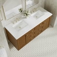thumbnail image 7 of James Martin Vanities 545-V60D-LNO-3WZ Laurent 60" Double Basin Poplar Wood Vanity Set -, 7 of 7