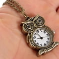 thumbnail image 6 of AURARMLET Watches for Women Pocket Watch Dark Brown Metal 1Pack Decorative Students Birthday Party, 6 of 8