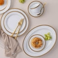 thumbnail image 7 of Noritake Charlotta Gold 60-Piece Value Dinnerware Set, Service for 12, 7 of 7