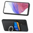 thumbnail image 4 of Allytech Galaxy A53 5G Wallet Case with Ring Holder Stand, Slim Fit Fashion Back Case with Cards Holder Lightweight Bumper Anti-Scratch Phone Case for Samsung Galaxy A53 5G - Black, 4 of 13