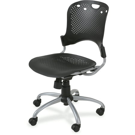 BALT Circulation Series Task Chair, Black, 25 x 23-3/4 x