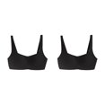 thumbnail image 4 of Guardurnaity Sujetadores sin costuras Sujetador Ropa interior Mujer Sexy Intimates Acolchado Cómodo Inalámbrico Deporte Ultrafino Negro 2piezas, 4 of 6
