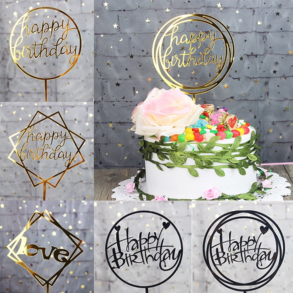 BUZIFU Happy Birthday Banner Cake Decorations and Cupcake Topper Harry  Potter Magic Party Garland Wizard Birthday Party Decorations Halloween  Party