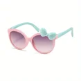 thumbnail image 5 of Lindas gafas de sol con lazo de dibujos animados, gafas de sombrilla para niñas y niños para escalar deportes al aire libre, 5 of 5
