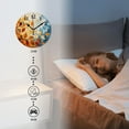 thumbnail image 3 of Round Wall Clock,Beautiful Painting Of Leaves In Autumn,Silent Non-Ticking Wall Clock Decor for Home Office Kitchen Living Room Bedroom(10inch), 3 of 4