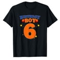 thumbnail image 1 of AALJY 6th Birthday Boy Shirt Basketball 6 Years Old Kids Gift, 1 of 1