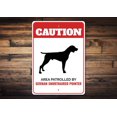 thumbnail image 1 of Señal de advertencia para perros de Pointer, señal para perros, señal para amantes de los perros de Pointer, señal para perros de Pointer, señal para puerta de perro, señal de metal para perros,, 1 of 4