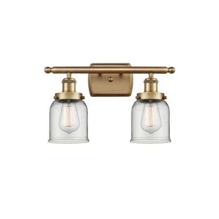 

Innovations Lighting 916-2W-12-16 Bell Vanity Bell 2 Light 16 Wide Vanity Light - Brass
