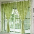 thumbnail image 2 of DA BOOM Wicker offset printed Curtain of Muslin cool window Pastoral floral Curtains Living, Dining, Bedroom, 2 of 3