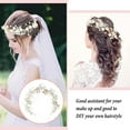 thumbnail image 3 of Clearance! Wedding Flower Girl Headpiece Wreath Hair Accessory Flower Crown Headbandღ N3U6, 3 of 8