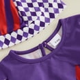 thumbnail image 5 of WIBACKER Infant Baby Girls' Clown Costumes Halloween Long Sleeve Tutu Romper Dress +Hat Cosplay Clothes 3-6 Months, 5 of 10