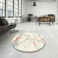 thumbnail image 4 of Ahgly Company Machine Washable Indoor Rectangle Contemporary Blanched Almond Beige Area Rugs, 2' x 3', 4 of 7