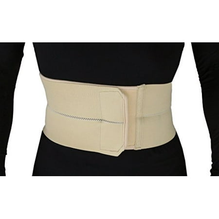 

ObboMed® MB-2200XL 2-Panel Elastic Postpartum Girdle/Postoperative Abdominal Binder Belt Injuries Support Post Pregnancy Post-Surgical Hernia Belly Wrap Brace-Trimming Waist (XL: 43-47 inche