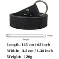 thumbnail image 6 of Medieval Embossed PU Leather O-Ring Belt, Retro Renaissance Knight Belt, 6 of 6