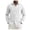 White, variant on Mens Polo Breathable Blend Button Down Lightweight Long Sleeve Beach Tops,Black,L
